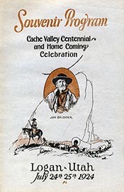 1924 Cache Valley Centennial Souvenir Program.