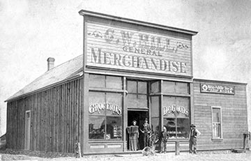 Charles W. Hill General Merchandise, in Rigby, Idaho.