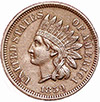 First Issue of the Indian Head, 1859 U.S. Cent