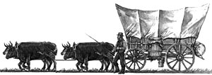 Ox Team and Wagon for the Perpetual Emigration Fund