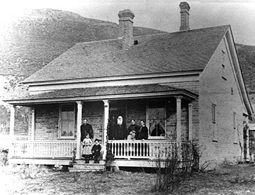 George W. Hill Adobe Home in Salt Lake City, Utah.