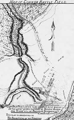 1926 Map of the Connor Battlefield