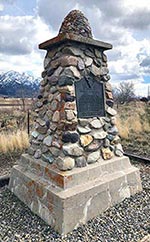 James (Jim) Bridger Marker No. 10 near Bear River City, Box Elder County, Utah