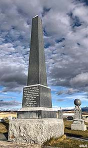 Martin Harris Monument at Clarkston, Utah