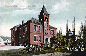The Benson District School, in Logan, Utah