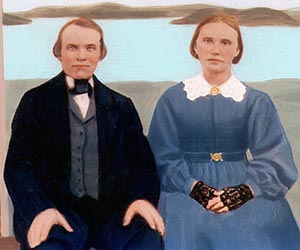 Peter and Rikke A. Sorensen, taken in Great Salt Lake City, Utah