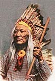 Chief Washakie of the Shoshone Indians.