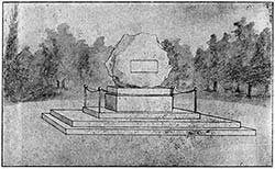 The First Proposed Battle of Bear River Monument.