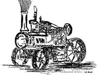 L.K. Wood's Sketch of his Garr-Scott Traction Engine