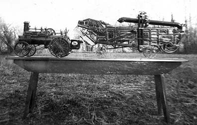 L.K. Wood's one-ninth scale Russell Engine and Case Separator.