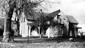 Ole C. Sonne rock home in Mendon, Utah on the southwest corner of 100 West Center.