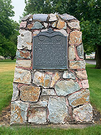 Richmond, Utah DUP Pioneer Fort Marker.